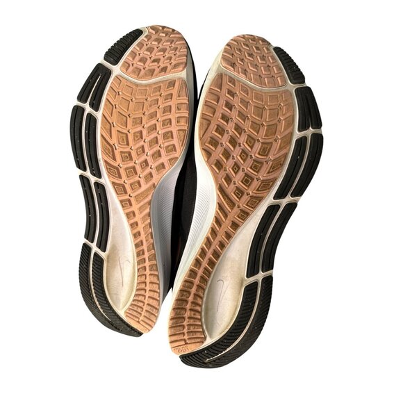 Nike Zoom Pegasus 37 Running Shoes US 11 Black & Pink Breathable Mesh Lightweigh - Picture 6 of 8
